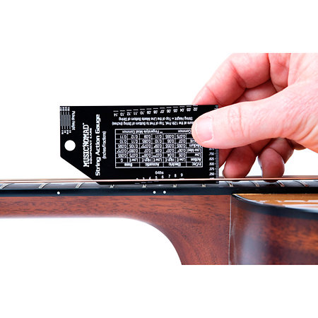 MN602 Règle de mesure de l'action des cordes MusicNomad