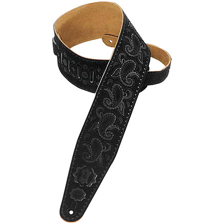 Levy s PMS44T03-BLK Sangle Motifs Paisley 7,6 cm Black