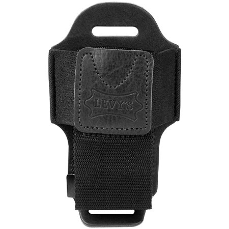 Levy s MM14-BLK Etui émetteur guitare cuir Black