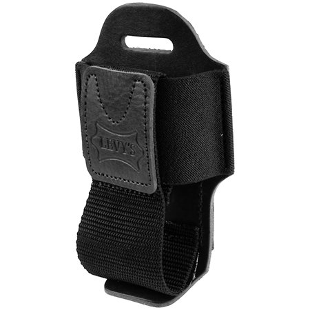 MM14-BLK Etui émetteur guitare cuir Black Levy s