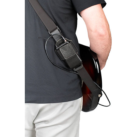 MM14-BLK Etui émetteur guitare cuir Black Levy s