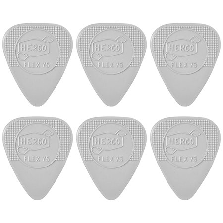 Herco HE777P Médiator Holy Grail Nylon Flex 75 Sachet de 6