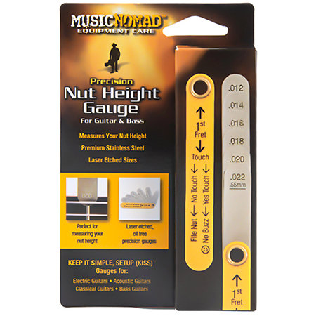 MN601 Cale de précision pour hauteur de sillet MusicNomad