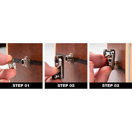 MN270 Acousti-Lok strap lock pour jack standard 3/8 pouces x 32 MusicNomad