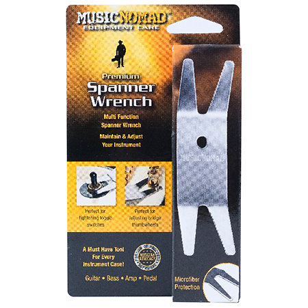 MN224 Clef dos en daim MusicNomad