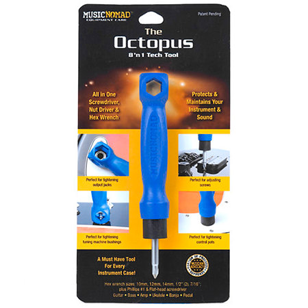 MN227 The Octopus 8 en 1 Tech Tool MusicNomad