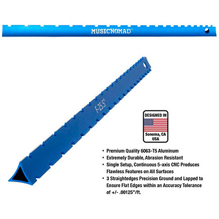 MN821 Tri Beam 3 en 1 Règle de mesure pour planification touche et frettes MusicNomad