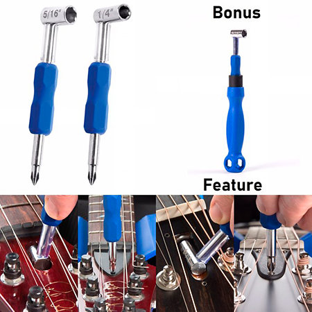 MN232 Clé Premium Truss Rod 5/16 pouces MusicNomad