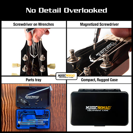 MN235 Trousse guitare Truss Rod Premium 11 pièces MusicNomad