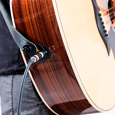 MN272 Acousti Lok strap lock pour Taylor avec Expression system batterie 9V MusicNomad