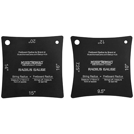 MusicNomad MN603 Cale de réglage du radius Set de 2