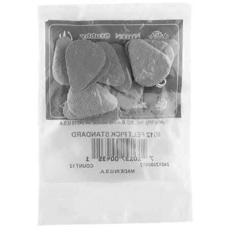 8012 Felt Pick Standard Sachet de 12 Dunlop