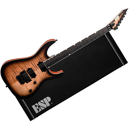 ESP USA M-II NTB FR See Thru Black Sunburst Satin + étui