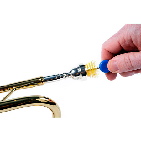 MN760 Brosse premium 2-en-1 pour embouchure et coupe pour instruments en cuivre MusicNomad