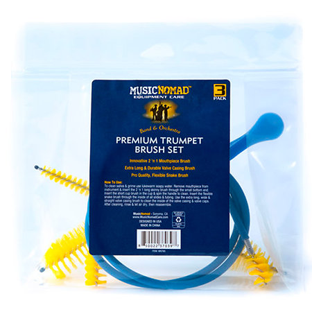 MN765 Kit de 3 brosses premium pour trompette MusicNomad
