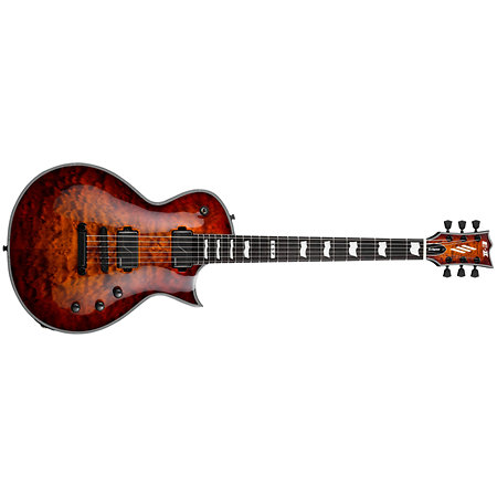 E-II Eclipse Tiger Eye Sunburst + étui ESP