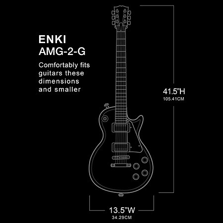 AMG-2-G Etui rigide 2 guitares ENKI