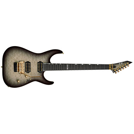 E-II M-II FR Quilted Maple Black Natural Burst + étui ESP