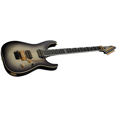 E-II M-II FR Quilted Maple Black Natural Burst + étui ESP