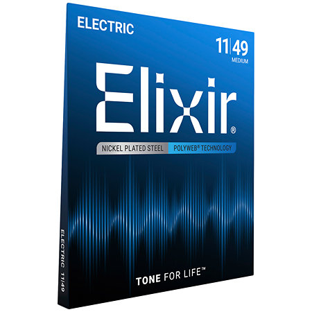 Elixir 12100 Electric Polyweb Medium 11-49