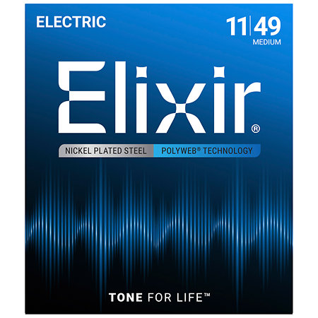 Elixir 12100 Electric Polyweb Medium 11-49