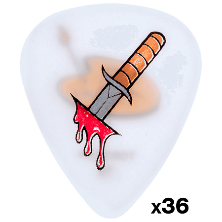 Dunlop BL51R60 Dirty Donny Back Stabber 0,60 mm Sachet de 36