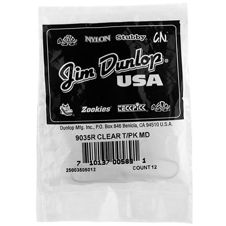 9035R Pouces transparents medium Sachet de 12 Dunlop