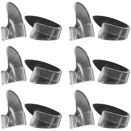 Dunlop 9036R Onglets Pouces transparents larges Sachet de 12