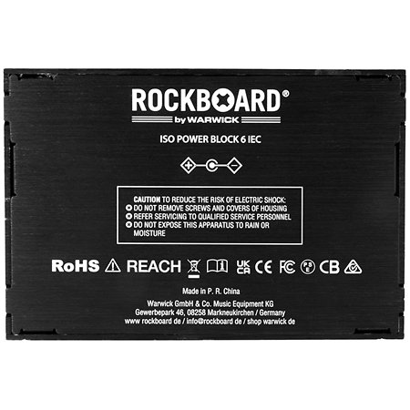 ISO Power Blocks V6 IEC Rockboard