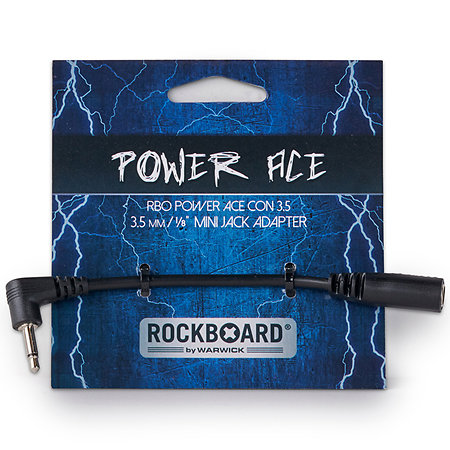 Rockboard Adaptateur Jack femelle 2,1 x 5,5 mm à un jack 3,5 mm