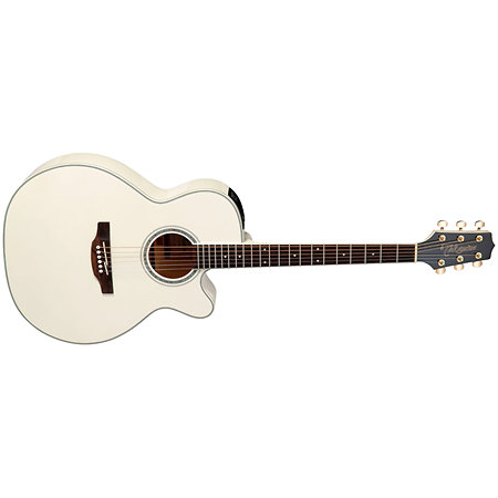 Takamine GN37CE PW NEX Cutaway Pearl White