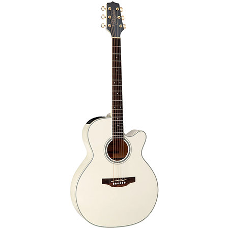 GN37CE PW NEX Cutaway Pearl White Takamine