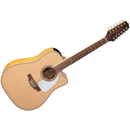 GD74CE-12U Dreadnought Natural Takamine