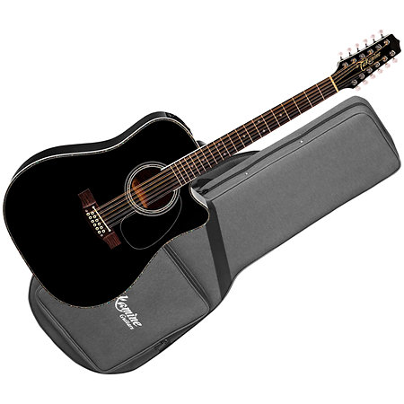 EF381DX Dreadnought Black Takamine