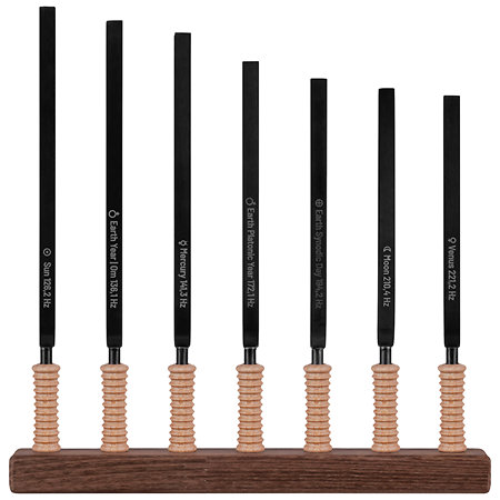 Schlagwerk STF-CH Set de 7 diapasons accordés gamme Chakra