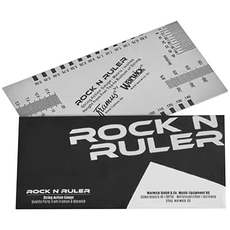 Rockgear RockCare Rock n' Ruler règle de mesure de l'action des cordes