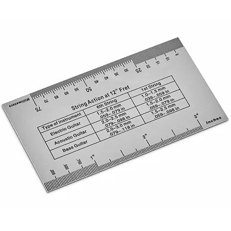 RockCare Rock n' Ruler règle de mesure de l'action des cordes Rockgear