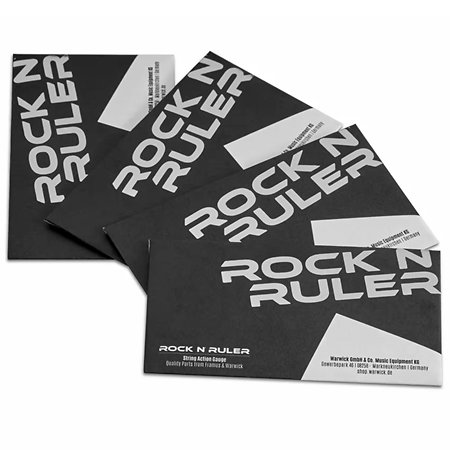 RockCare Rock n' Ruler règle de mesure de l'action des cordes Rockgear