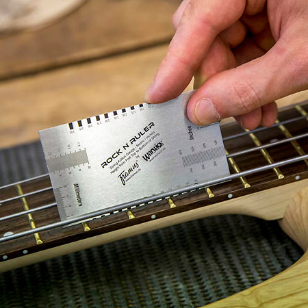 RockCare Rock n' Ruler règle de mesure de l'action des cordes Rockgear