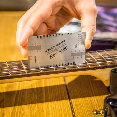 RockCare Rock n' Ruler règle de mesure de l'action des cordes Rockgear