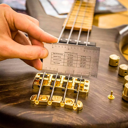 RockCare Rock n' Ruler règle de mesure de l'action des cordes Rockgear
