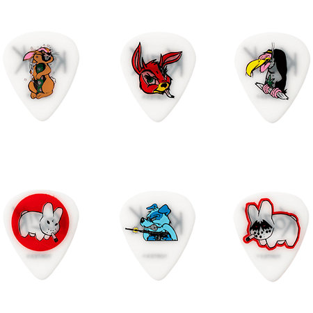 Dunlop BL109T73 Frank Kozik 1 Blackline Art 0,73 mm Boîte de 6