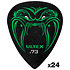 PH112R73 Hetfield's Black Fang 0,73 mm Sachet de 24 Dunlop