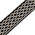 MSSC80-BLKWHT Sangle Coton 5 cm Black and White Levy s