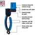 MN223 Grip One All in One String Winder avec pince et retrait pin MusicNomad