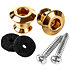 2PSLS034G Straplok Dual Design Gold (lot de 2) Dunlop