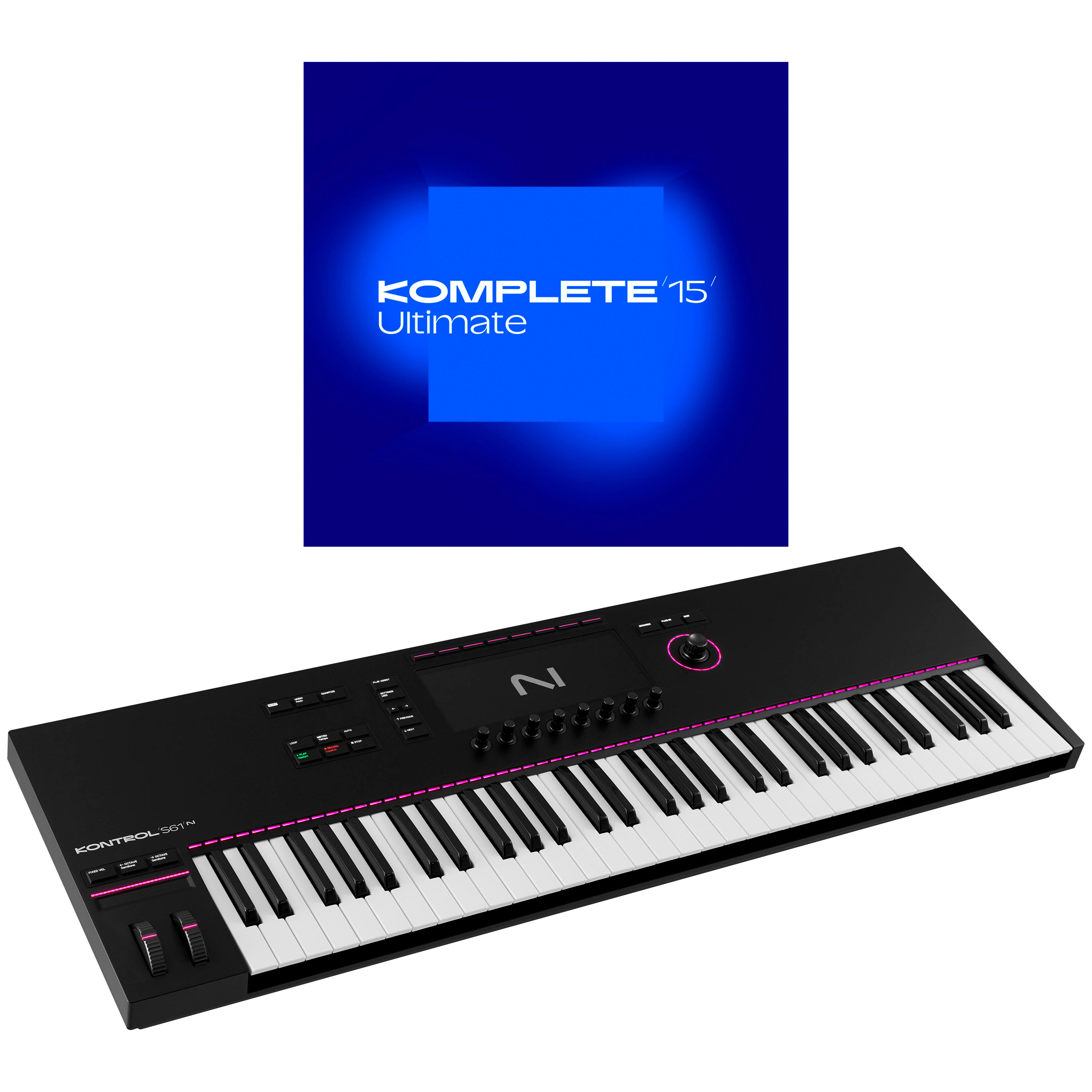 Native Instruments Kontrol S61 MK3 + K15 Ultimate - Clavier maître ...