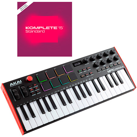Akai MPK Mini Plus + Komplete 15 Standard Upgrade