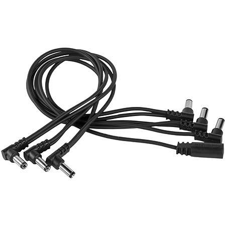 Rockboard Flat Daisy Chaîne d'alimentation coudée 6 pédales