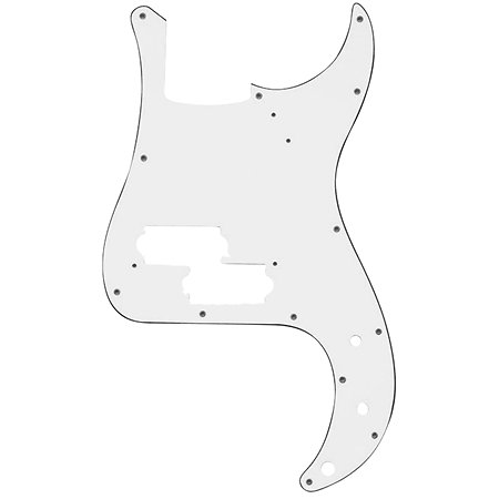 Yellow Parts EZ1106W Pickguard Precision Bass Blanc